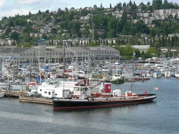 Fisherman's terminal at the north end of the Interbay neighborhood of Seattle
